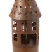  J-Line Kaarshouder Ster Ijzer Roestbruin set-2